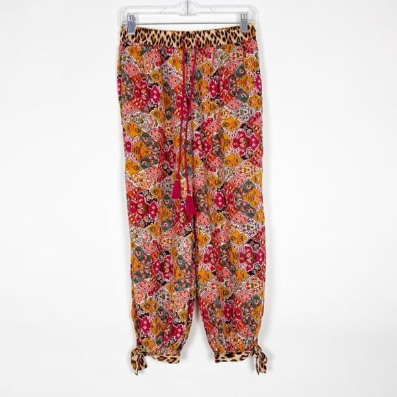 Anthropologie Printed Harem Pants Leopard Size XS - Picture 2 of 5